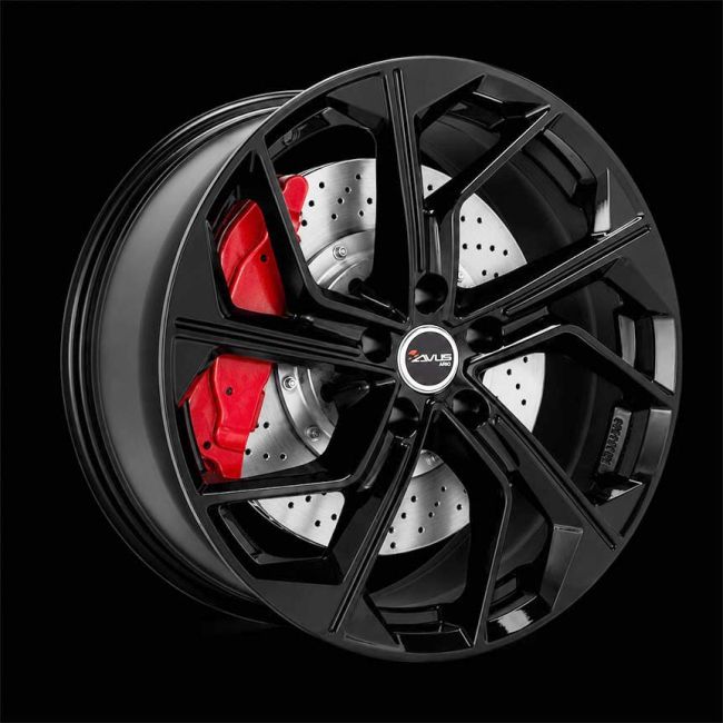 Avus Ac-522 Gloss Black 8X18