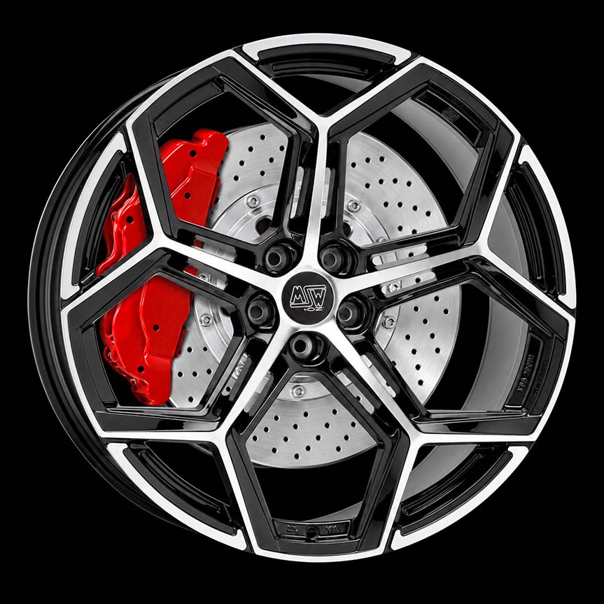 Msw 53 gloss black polished 10,5X22 view 2