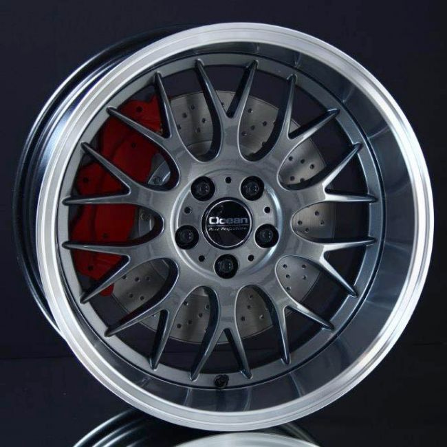 OCEAN SUPER DTM ANTRACIT POLISH LIP 8,5X18 ryhmss VANTEET / ALUMIINIVANTEET @ Svenska Gummihuset AB (A181085L85DTMAPL651)