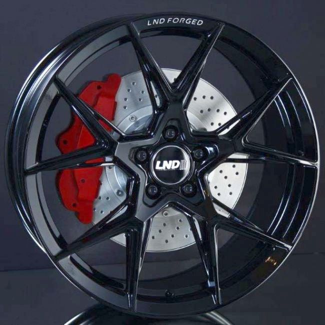 LND R11 BLACK 9,5X19 ryhmss VANTEET / ALUMIINIVANTEET @ Svenska Gummihuset AB (A191125M95LNDR11B666)