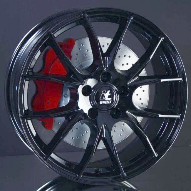 GH EDITION KIRA GLOSS BLACK 6,5X16 ryhmss VANTEET / ALUMIINIVANTEET @ Svenska Gummihuset AB (A161005H65ITWHKIGB571)