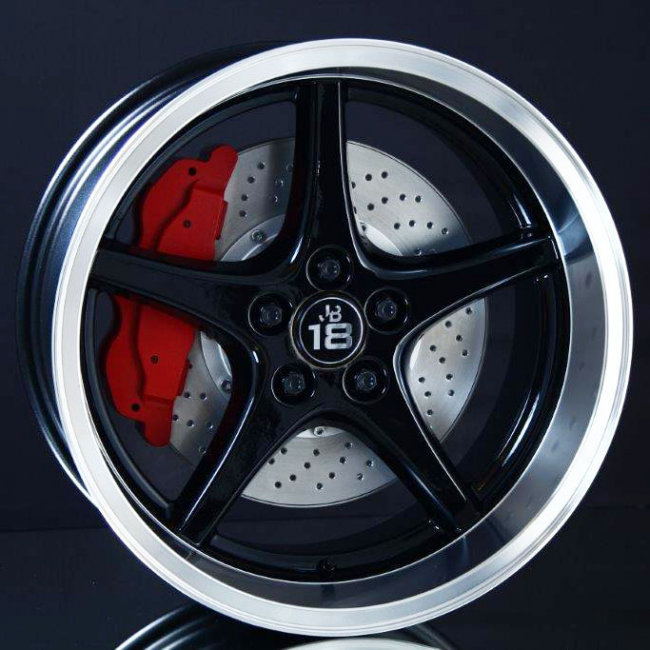 GH EDITION JB 18 BLACK 8,5X18 ryhm�ss� VANTEET / ALUMIINIVANTEET @ Svenska Gummihuset AB (A181085L85GHJB18BL651)