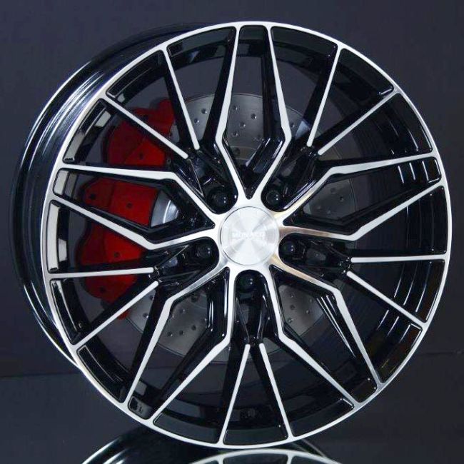 MONACO WHEELS FF2 BLACK POLISHED 8X18 | Alk. 238,00 €
