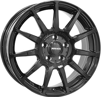 MONACO WHEELS RALLYE GLOSS BLACK 7X17 ryhmss VANTEET / ALUMIINIVANTEET @ Svenska Gummihuset AB (A171004M70MORALLGB731)