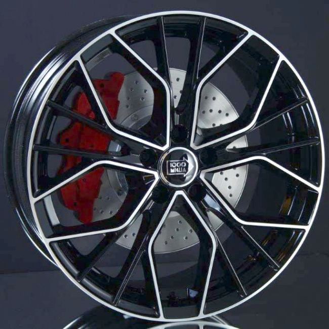 MILLE MIGLIA 1020 BLACK POLISH 8,5X19 ryhmss VANTEET / ALUMIINIVANTEET @ Svenska Gummihuset AB (A191145M85MM1020BP671)