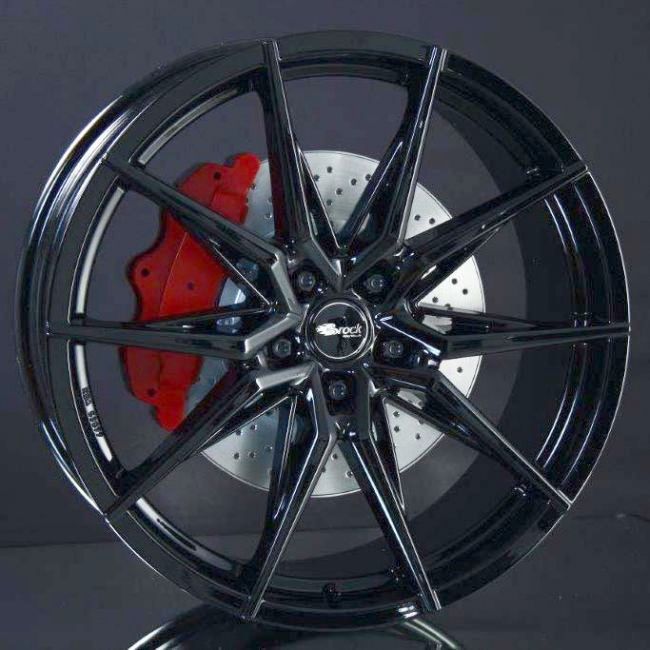 BROCK B42 SHINY BLACK 8,5X19 ryhmss VANTEET / ALUMIINIVANTEET @ Svenska Gummihuset AB (A191085H85B42SHIBLK634)