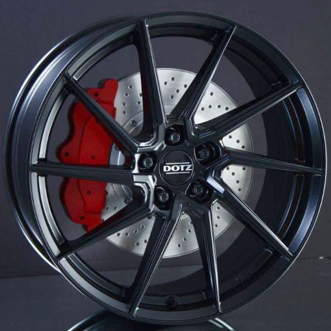 DOTZ SPA BLACK MATT 7,5X17 ryhmss VANTEET / ALUMIINIVANTEET @ Svenska Gummihuset AB (A171145M75DSPBM716)