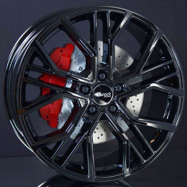 BROCK B41 SHINY BLACK 8,5X20 ryhmss VANTEET / ALUMIINIVANTEET @ Svenska Gummihuset AB (A201125H85BRB41666)