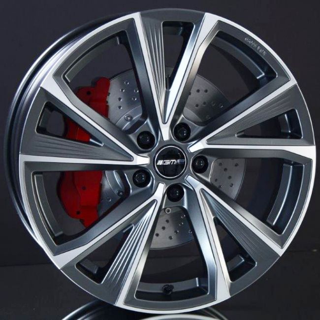 GMP EVENTO MATT ANTHRACITE DIAMOND 7,5X18 ryhmss VANTEET / ALUMIINIVANTEET @ Svenska Gummihuset AB (A181005M75GMPEVEMAD571)