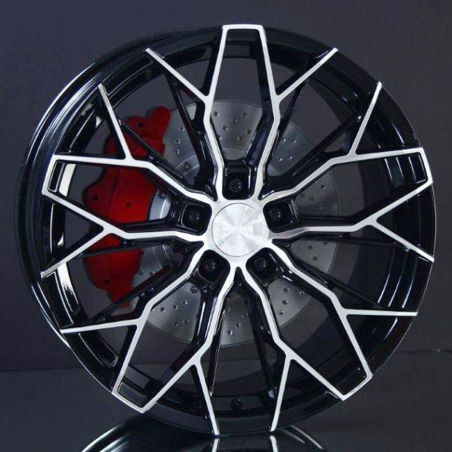 MONACO WHEELS FF3 BLACK POLISHED 8,5X19 | Alk. 263,00 €