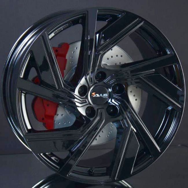 AVUS AC-521 GLOSS BLACK 7,5X19 ryhmss VANTEET / ALUMIINIVANTEET @ Svenska Gummihuset AB (A191125H75AVAC521571)