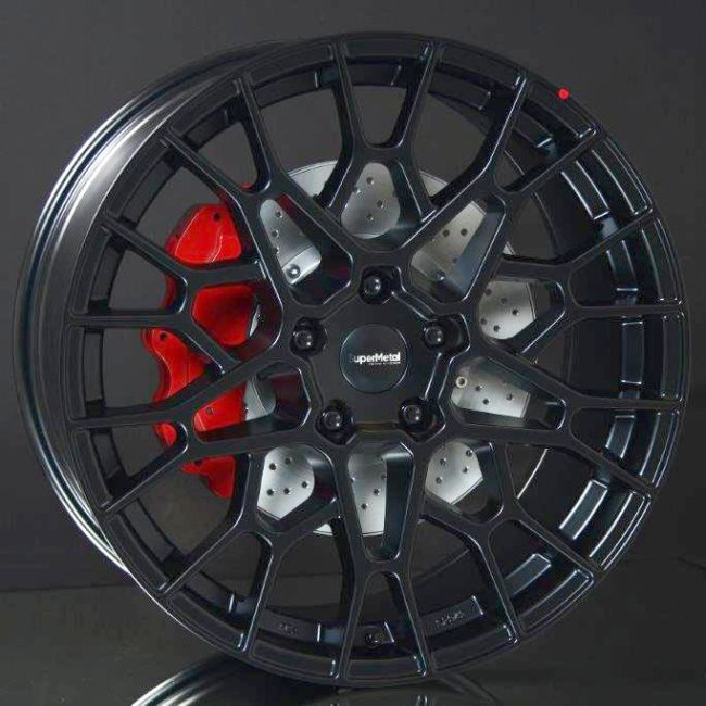 SUPERMETAL CELL DULL BLACK 9X20 ryhmss VANTEET / ALUMIINIVANTEET @ Svenska Gummihuset AB (A201205H90SUCEDB651)