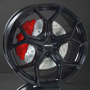 Monaco Wheels GP16 Gloss Black 8X19
