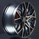 R-SERIES R15 SATIN BLACK BRONZE 8,5X19 ryhmss VANTEET / ALUMIINIVANTEET @ Svenska Gummihuset AB (A191125M85RSR15SBB666)