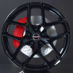 BORBET Y BLACK GLOSSY 8X19 ryhmss VANTEET / ALUMIINIVANTEET @ Svenska Gummihuset AB (A191125H80BORBYBG571)