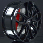RIAL LUCCA DIAMOND BLACK 6,5X17 ryhmss VANTEET / ALUMIINIVANTEET @ Svenska Gummihuset AB (A171084M65RILDB651)