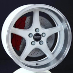 OCEAN MK18 WHITE DIAMOND 8,5X18 ryhmss VANTEET / ALUMIINIVANTEET @ Svenska Gummihuset AB (A181085L85MK18WPL651)