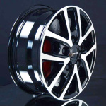 GH EDITION CL2T BLACK/POLISHED 6,5X16 ryhm�ss� VANTEET / ALUMIINIVANTEET @ Svenska Gummihuset AB (A161185H65MONCL2BP711)