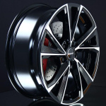 GMP EVENTO BLACK DIAMOND 7,5X18 ryhmss VANTEET / ALUMIINIVANTEET @ Svenska Gummihuset AB (A181005M75GMPEVEBD571)