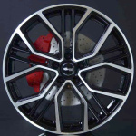 BROCK B41 BLACK FULL POLISH 8,5X19 ryhmss VANTEET / ALUMIINIVANTEET @ Svenska Gummihuset AB (A191125M85BRB41BP666)