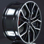 BROCK B41 BLACK FULL POLISH 8,5X19 ryhmss VANTEET / ALUMIINIVANTEET @ Svenska Gummihuset AB (A191125M85BRB41BP666)