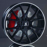 GH EDITION KIRA BLACK/POLISH LIP 6,5X16 ryhm�ss� VANTEET / ALUMIINIVANTEET @ Svenska Gummihuset AB (A161085M65ITWHKIBPL651)