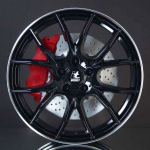 GH EDITION KIRA BLACK/POLISH LIP 6,5X16 ryhm�ss� VANTEET / ALUMIINIVANTEET @ Svenska Gummihuset AB (A161085M65ITWHKIBPL651)