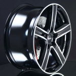 DEZENT KG DARK BLACK/POLISHED 9,5X19 ryhmss VANTEET / ALUMIINIVANTEET @ Svenska Gummihuset AB (A191125H95DEZKGBLPO666)