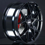 LND R11 BLACK 9,5X19 ryhmss VANTEET / ALUMIINIVANTEET @ Svenska Gummihuset AB (A191125M95LNDR11B666)