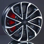 MSW 42 VAN GLOSS BLACK POLISH 6,5X17 ryhm�ss� VANTEET / ALUMIINIVANTEET @ Svenska Gummihuset AB (A171206H65MW42BLPOV746)