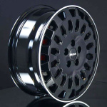 MAK OVERLAND DARK BLACK/POLISHED LIP 7X17 ryhmss VANTEET / ALUMIINIVANTEET @ Svenska Gummihuset AB (A171206H70MAOVLABP745)