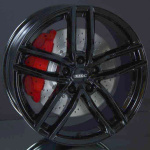 DEZENT TR BLACK 7X17 ryhmss VANTEET / ALUMIINIVANTEET @ Svenska Gummihuset AB (A171105M70DETRB671)