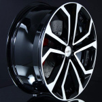DEZENT TA BLACK/POLISHED 7X17 ryhmss VANTEET / ALUMIINIVANTEET @ Svenska Gummihuset AB (A171145M70DEZTAB671)