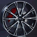 DEZENT AR DARK BLACK/POLISHED 8,5X20 ryhmss VANTEET / ALUMIINIVANTEET @ Svenska Gummihuset AB (A201145H85DEARDA671)