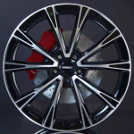 DEZENT AR DARK BLACK/POLISHED 8,5X20 ryhmss VANTEET / ALUMIINIVANTEET @ Svenska Gummihuset AB (A201145H85DEARDA671)