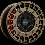 SUPERMETAL RIG BRONZE  DUAL BLACK 8X18 ryhm�ss� VANTEET / ALUMIINIVANTEET @ Svenska Gummihuset AB (A181206H80SUPRIGBDB746)