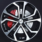 DEZENT TA DARK BLACK/POLISHED 7,5X17 ryhmss VANTEET / ALUMIINIVANTEET @ Svenska Gummihuset AB (A171145H75DEZTAB641)