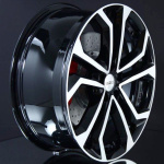 DEZENT TA DARK BLACK/POLISHED 7,5X17 ryhmss VANTEET / ALUMIINIVANTEET @ Svenska Gummihuset AB (A171145H75DEZTAB641)