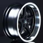 GH EDITION JB 18 BLACK 8,5X18 ryhm�ss� VANTEET / ALUMIINIVANTEET @ Svenska Gummihuset AB (A181085L85GHJB18BL651)