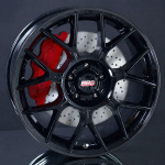 BBS XR Gloss Black 8X18 ryhm�ss� VANTEET / ALUMIINIVANTEET @ Svenska Gummihuset AB (A181205L80BBSXRGB82)