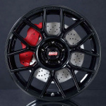 BBS XR Gloss Black 8X18 ryhm�ss� VANTEET / ALUMIINIVANTEET @ Svenska Gummihuset AB (A181205L80BBSXRGB82)