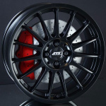 ATS STREETRALLYE BLACK 7,5X18 ryhmss VANTEET / ALUMIINIVANTEET @ Svenska Gummihuset AB (A181005H75STRALBLK633)