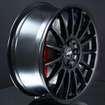 ATS STREETRALLYE BLACK 7,5X18 ryhmss VANTEET / ALUMIINIVANTEET @ Svenska Gummihuset AB (A181005H75STRALBLK633)