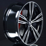 ETABETA AMOS BLACK FULL POLISH 8,5X20 ryhmss VANTEET / ALUMIINIVANTEET @ Svenska Gummihuset AB (A201085MM85EBASBFP634)