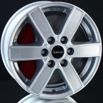 AVUS AC-V61 HYPER SILVER 6,5X16 ryhmss VANTEET / ALUMIINIVANTEET @ Svenska Gummihuset AB (A161206H65AVV61HS745)