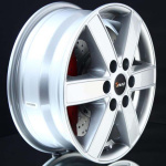 AVUS AC-V61 HYPER SILVER 6,5X16 ryhmss VANTEET / ALUMIINIVANTEET @ Svenska Gummihuset AB (A161206H65AVV61HS745)