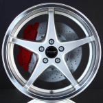 OCEAN MK18 SILVER DIAMOND 8,5X18 ryhmss VANTEET / ALUMIINIVANTEET @ Svenska Gummihuset AB (A181085L85MK18SI651)