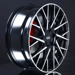 DOTZ FUJI DARK BLACK/POLISHED 8X19 ryhmss VANTEET / ALUMIINIVANTEET @ Svenska Gummihuset AB (A191145M80FUJDA716)