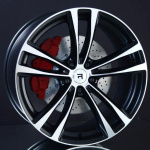 R-SERIES R3 BLACK POLISH 9X21 ryhmss VANTEET / ALUMIINIVANTEET @ Svenska Gummihuset AB (A211205L90R3BP741)