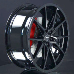 BROCK B42 SHINY BLACK 8,5X19 ryhmss VANTEET / ALUMIINIVANTEET @ Svenska Gummihuset AB (A191085H85B42SHIBLK634)